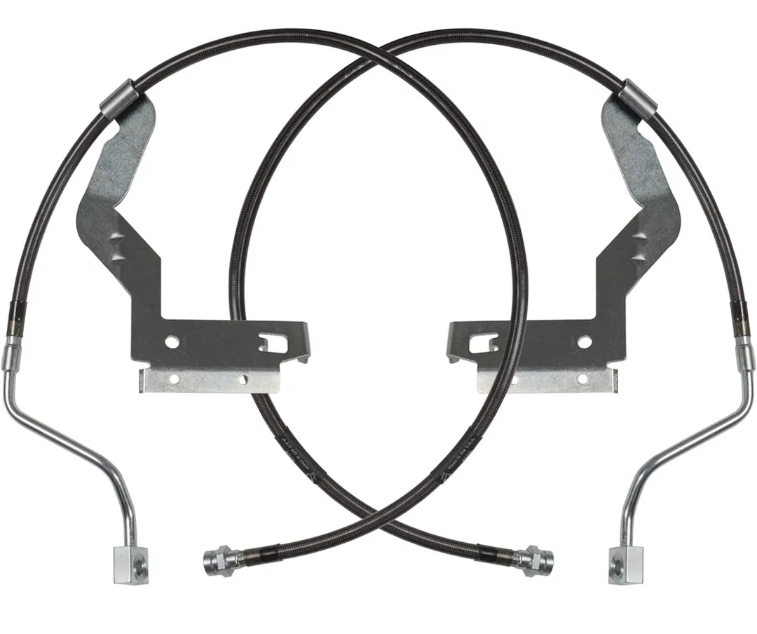 CS-FORDBBL-LVL-17-F – CARLI SUSPEN Brake Line, Stainless Steel Outer/ Kevlar Braid Middle/ Teflon Innercore For Use W...